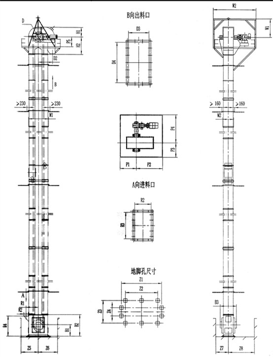 耐高溫鬥（dòu）式提升機