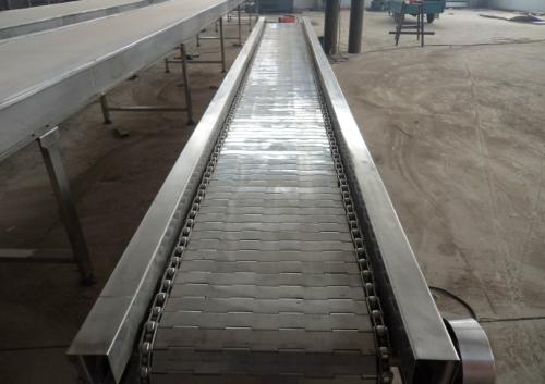 不鏽鋼鏈板輸送機