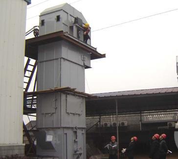 空載（zǎi）試車時鬥式提升機