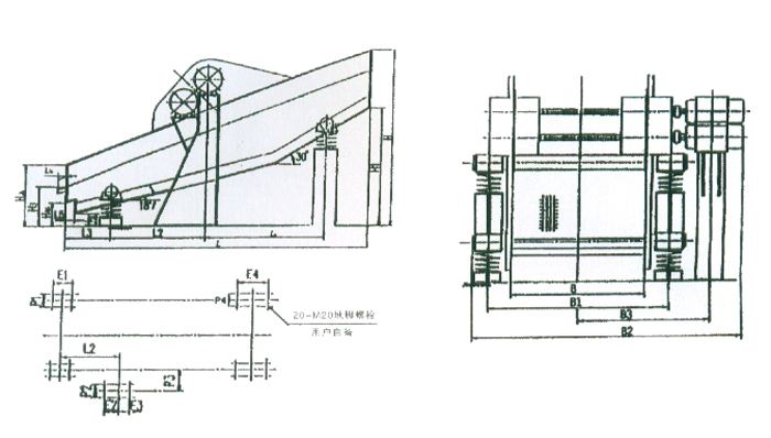 香蕉篩設備圖（tú）紙