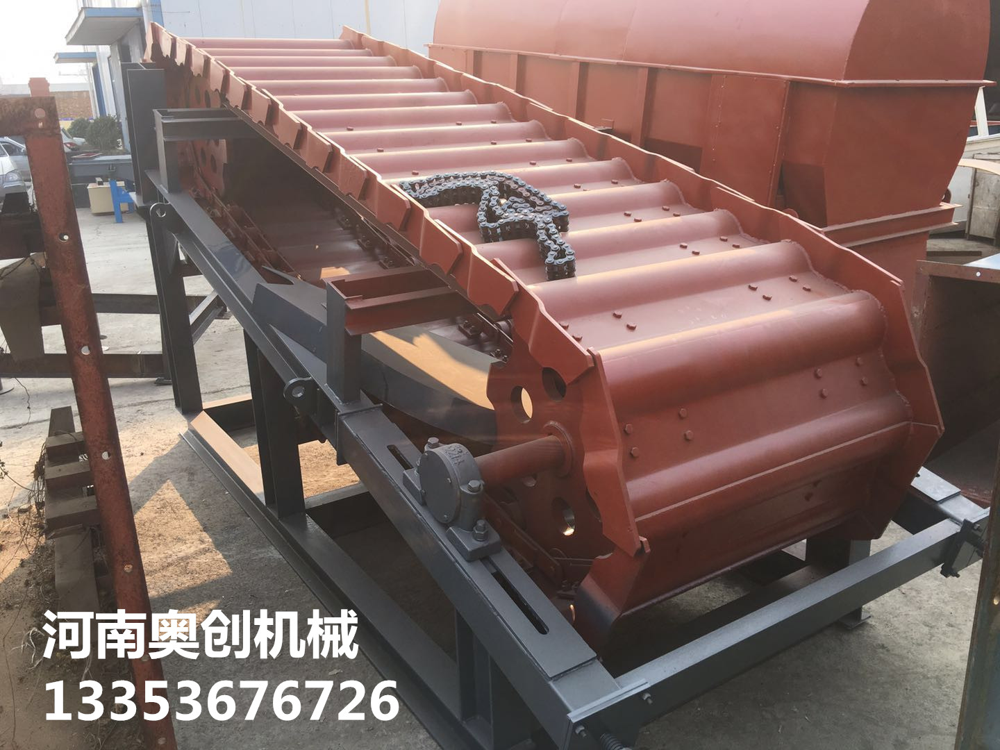 鱗板輸送機廠家（jiā）展（zhǎn）示