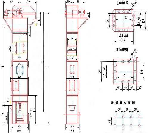 鬥(dòu)式提(tí)升機圖紙廠家展示 鬥式提升機圖紙廠家(jiā)展示