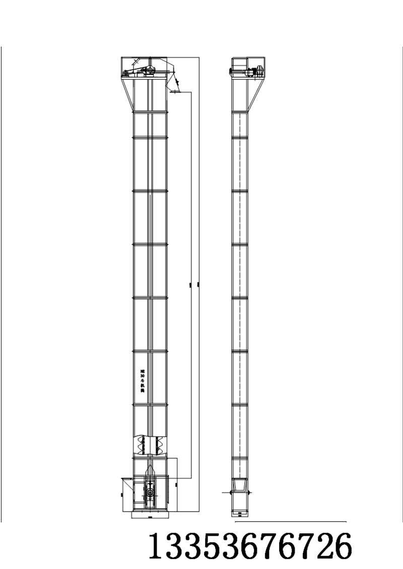 ne鬥式（shì）提升機（jī）圖紙