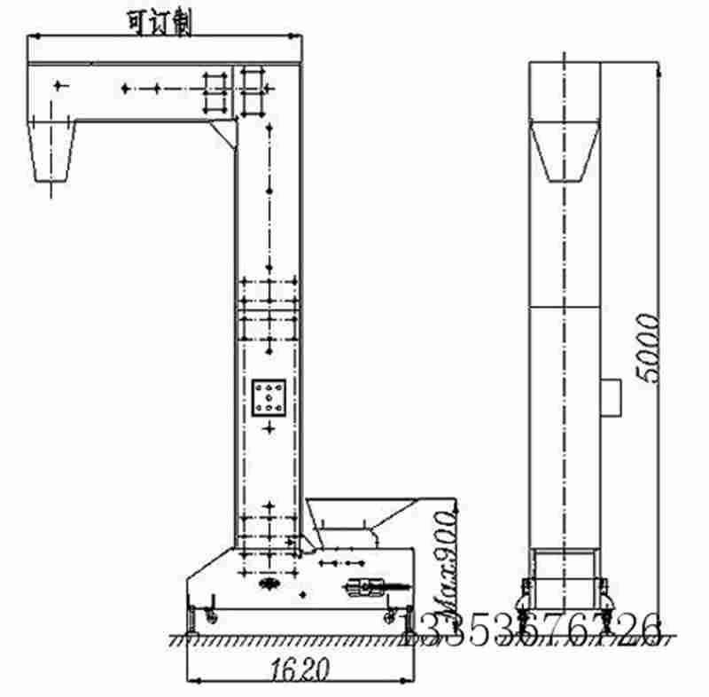 環保無塵（chén）全密封鬥式提升機-垂直提升機廠家介紹結（jié）構和（hé）工作原理1