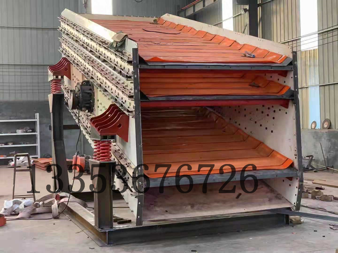 石粉專用防堵弛（chí）張篩分機4