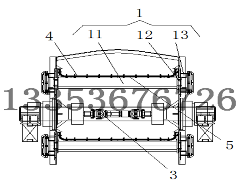 煤礦（kuàng）原煤分級弛張篩圖紙