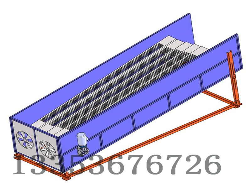 風選彈跳篩-3D結（jié）構組成製造圖紙