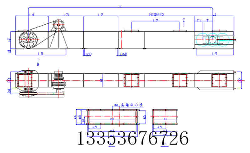 埋刮（guā）板輸送機產品常見型號及布置形式示意圖2
