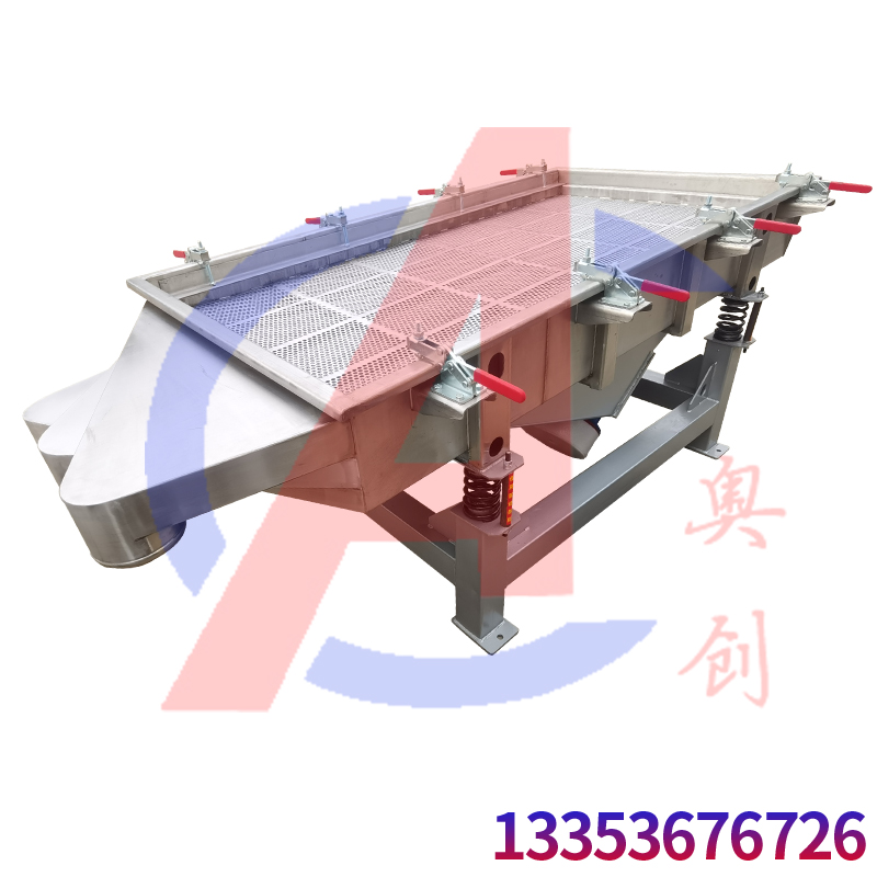 快（kuài）拆不鏽鋼直（zhí）線篩篩分脫水蔬菜