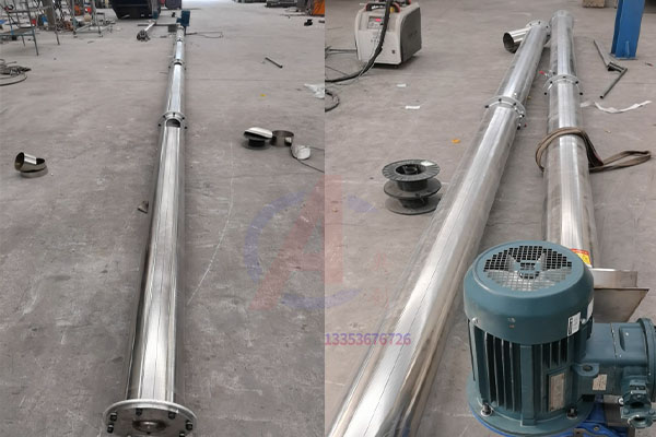 12米全不鏽（xiù）鋼（gāng）螺旋（xuán）提升機