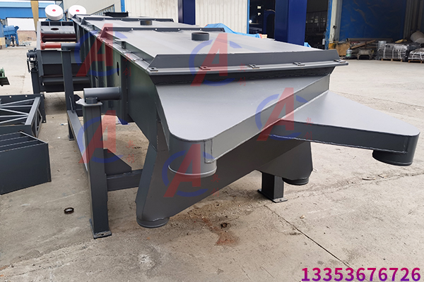 烘幹沙三層直線篩分機